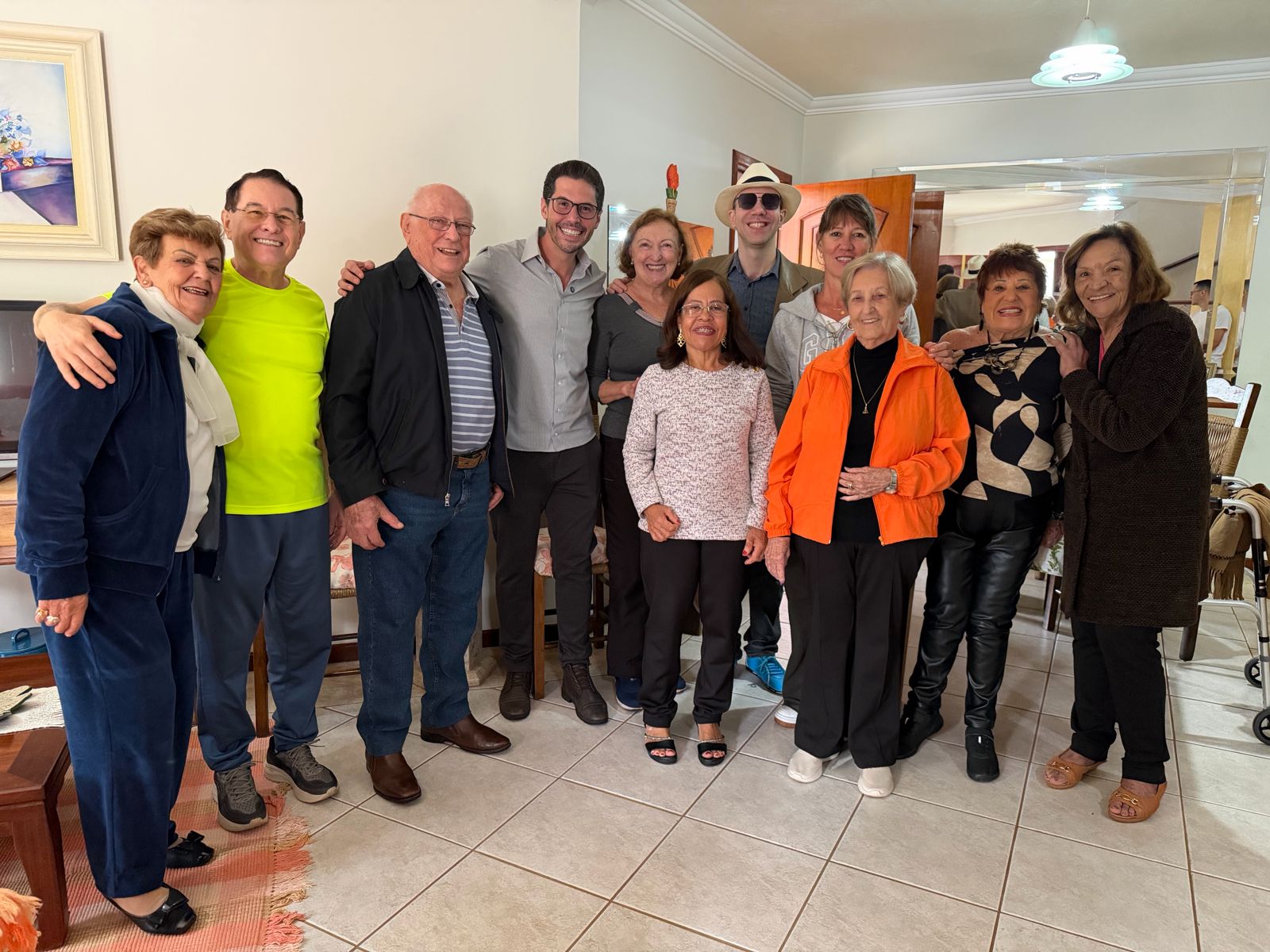 Encontro com o grupo da terceira idade